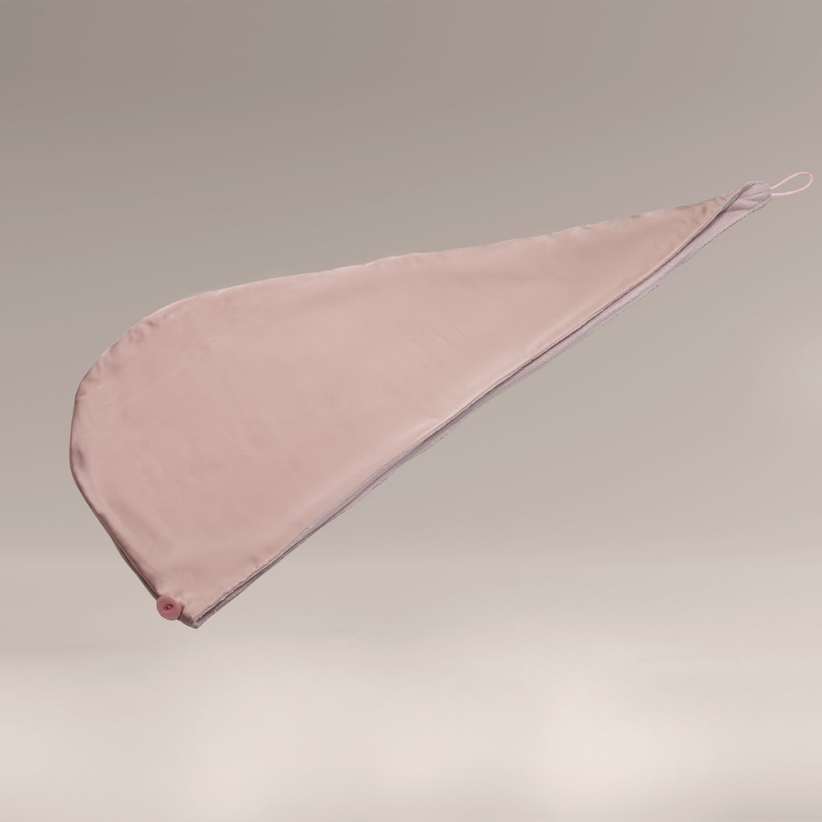 Turban z mikrofibry do szybkiego suszenia włosów - różowy